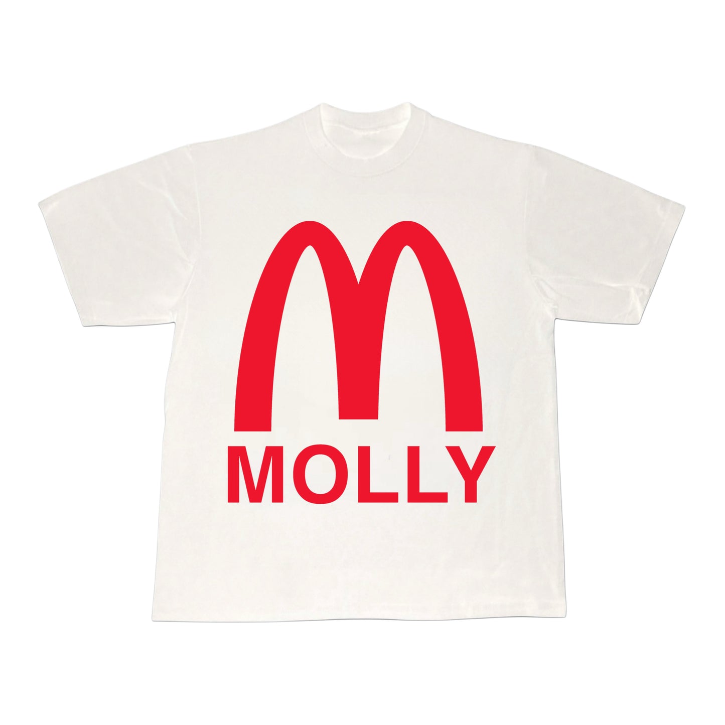 MOLLY TEE (WHITE/RED)