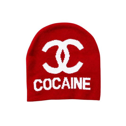 COCO BEANIE (RED/WHITE)