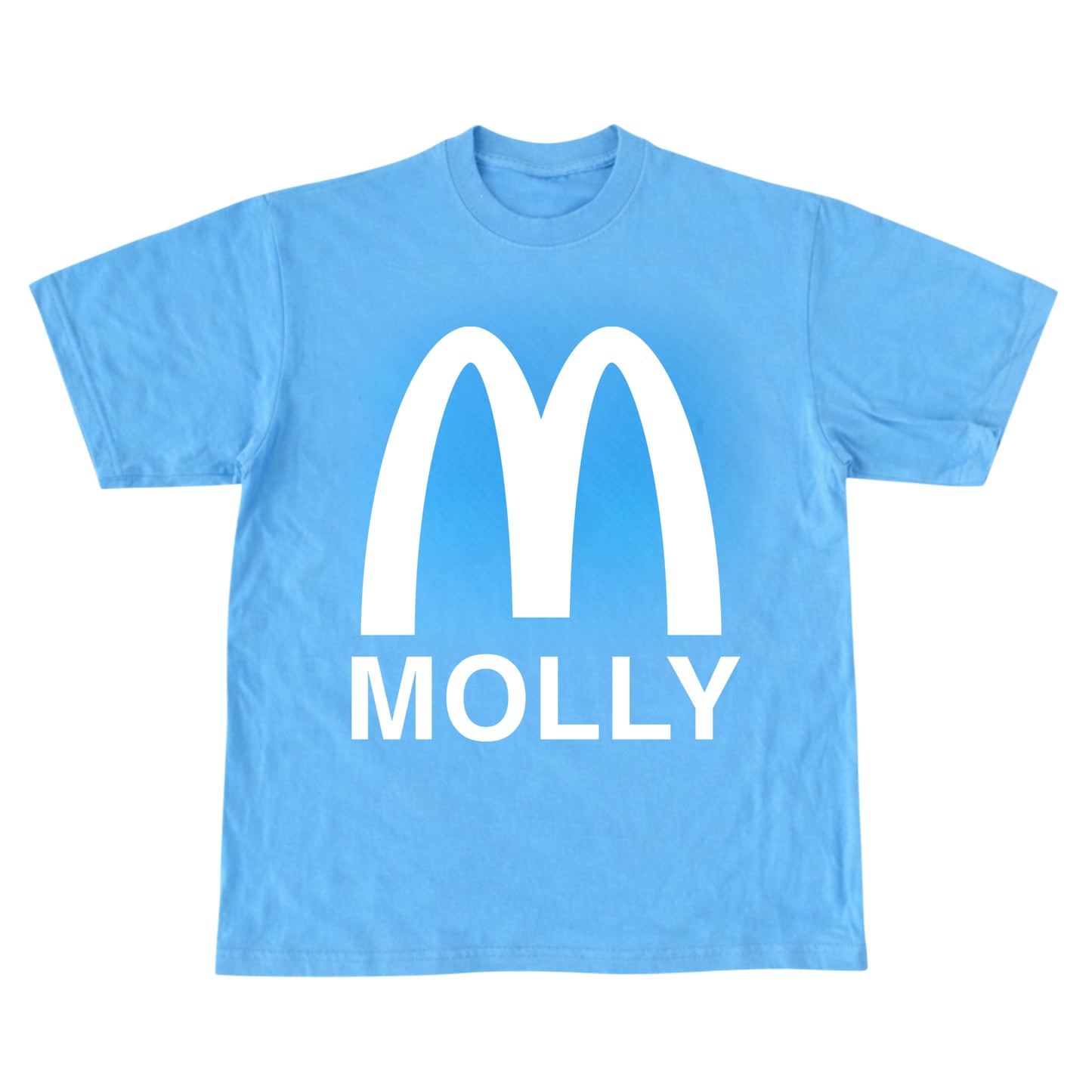 MOLLY TEE (BABY BLUE/ WHITE)
