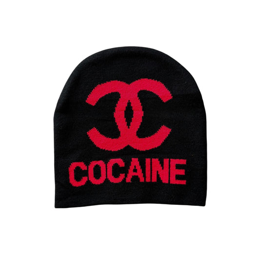 COCO BEANIE (BLACK/RED)