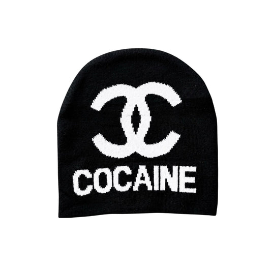 COCO BEANIE (BLACK/WHITE)