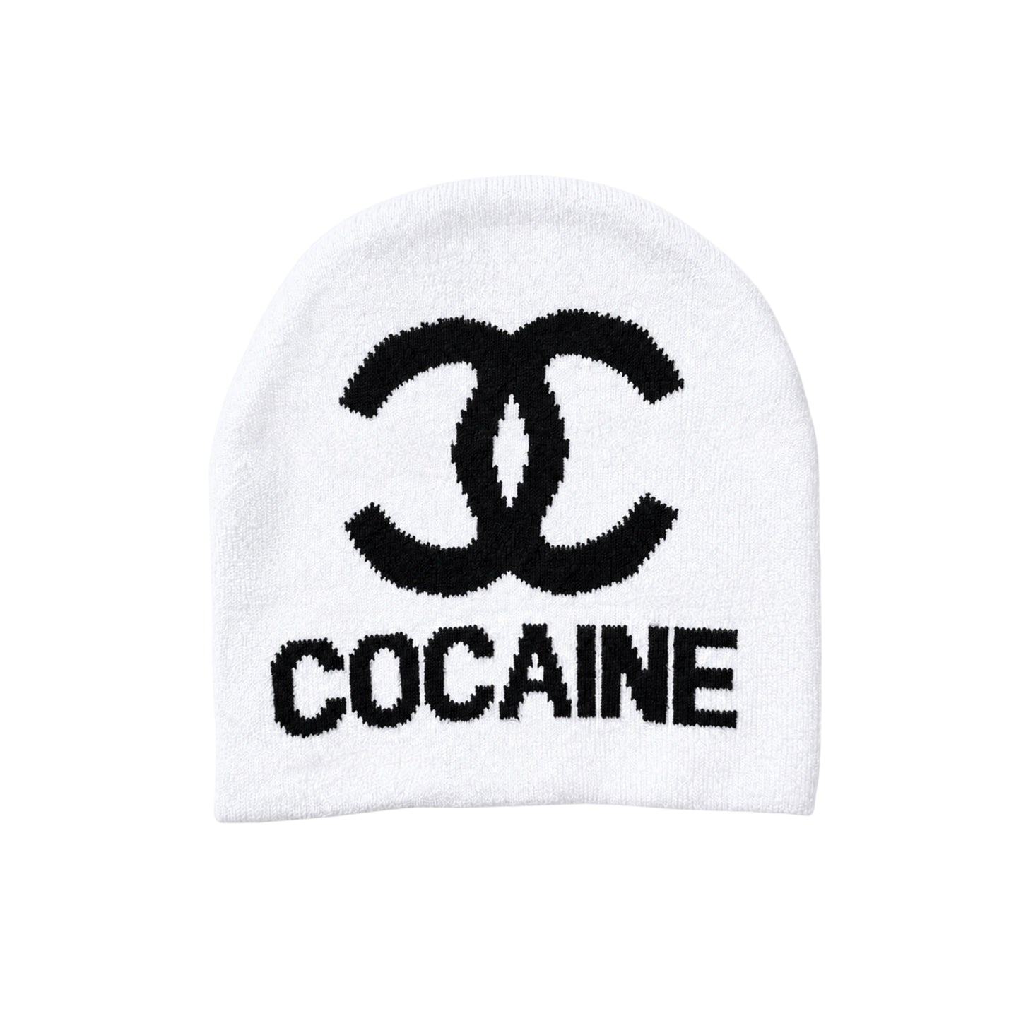 COCO BEANIE (WHITE/BLACK)